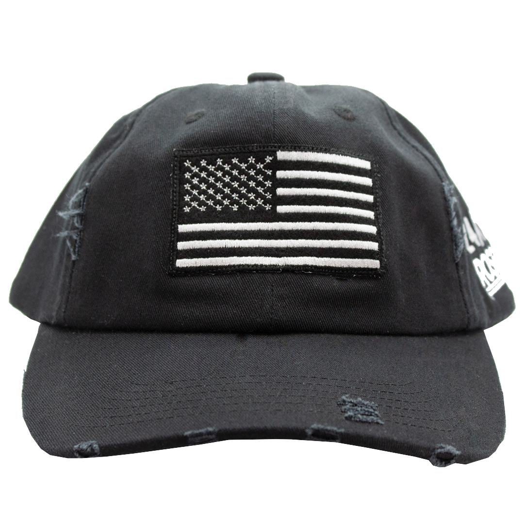 Distressed 24/7 Service Flag Hat