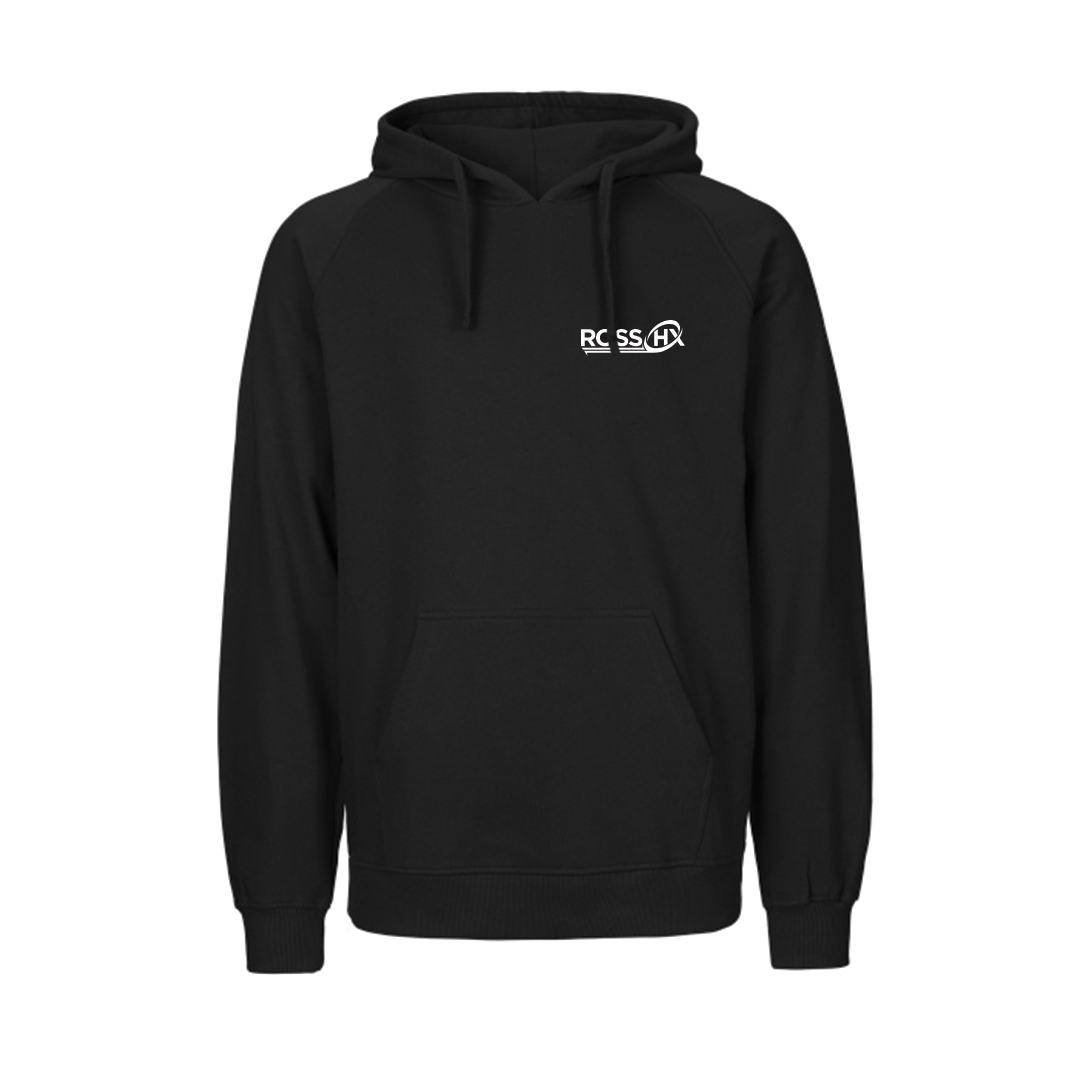 X Pattern Black Hoodie