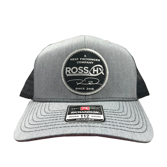 Gray Round Signature Patch Hat
