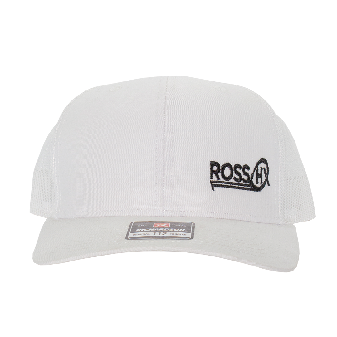 White Minimal Logo Hat
